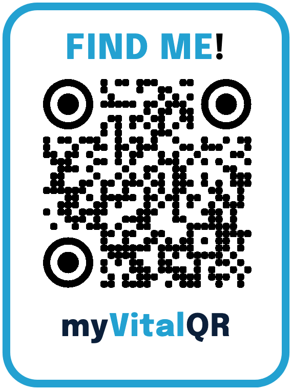FIND ME QR sticker